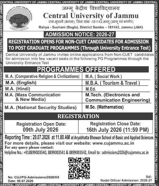 PG Admissions
