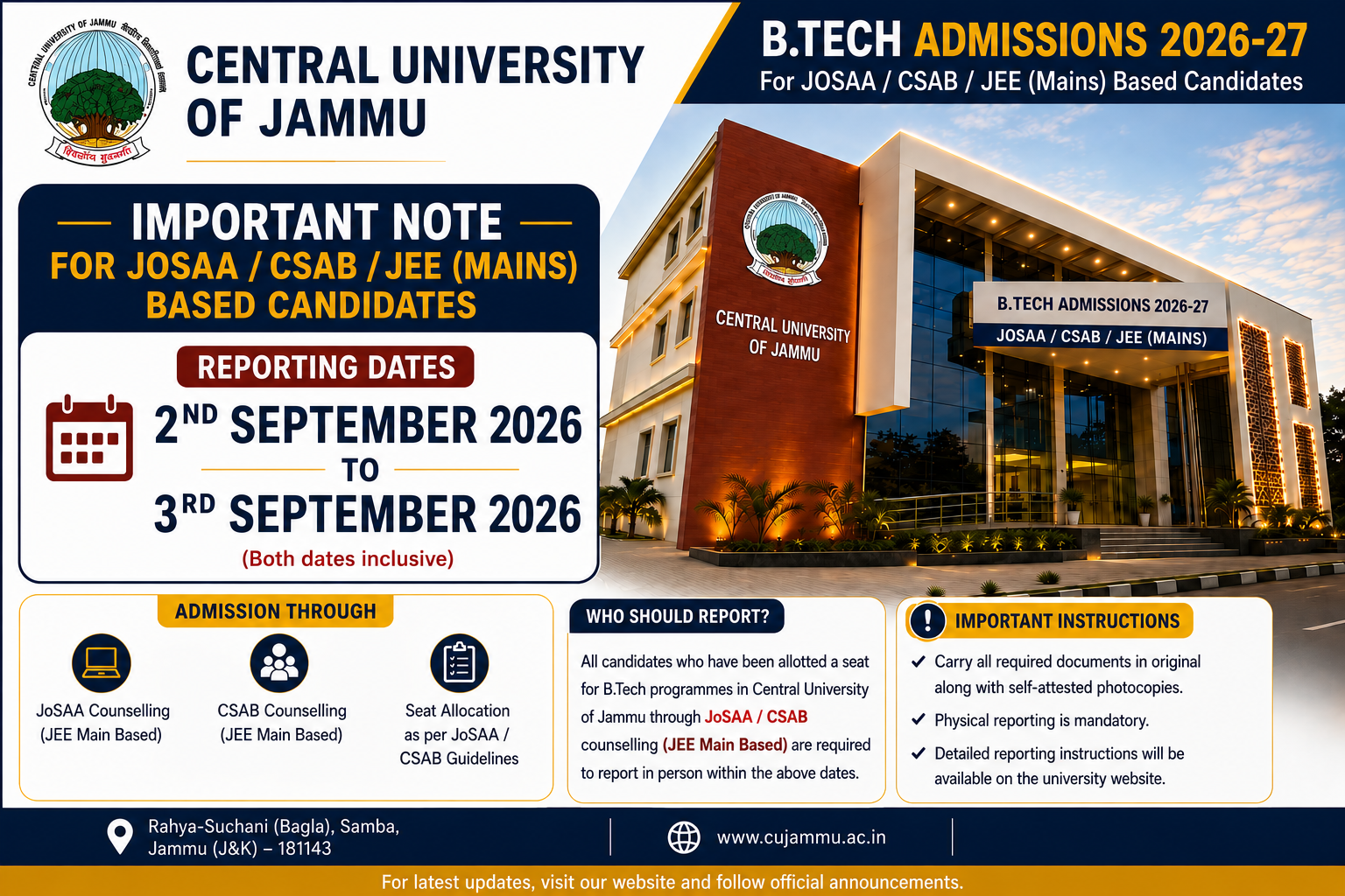 B.Tech Admissions
